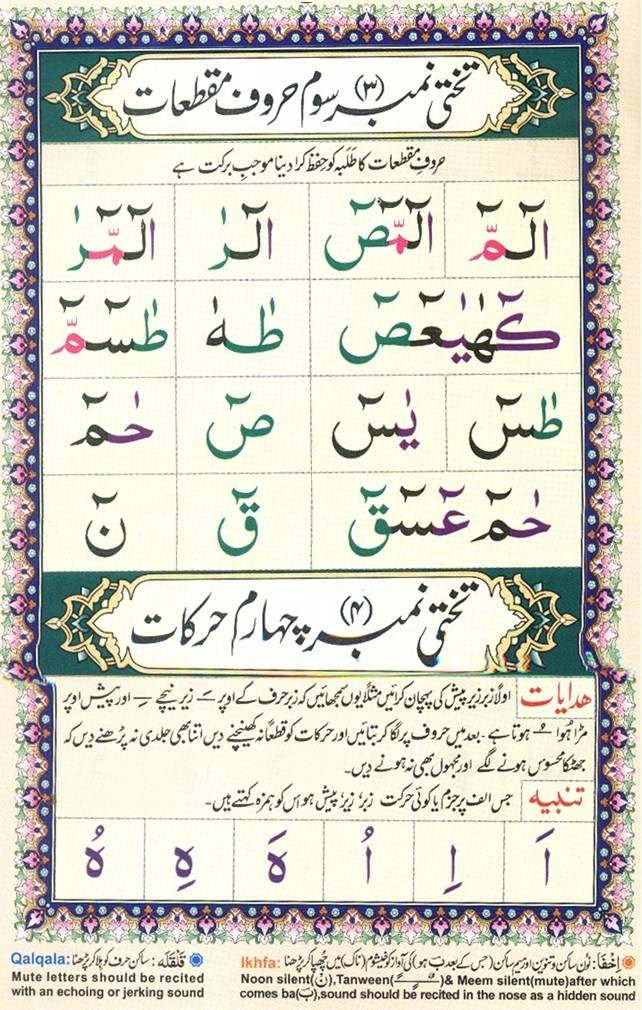 Urdu Qaida Page 5