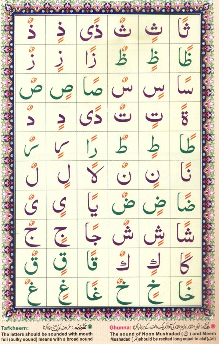 Urdu Qaida Page 8