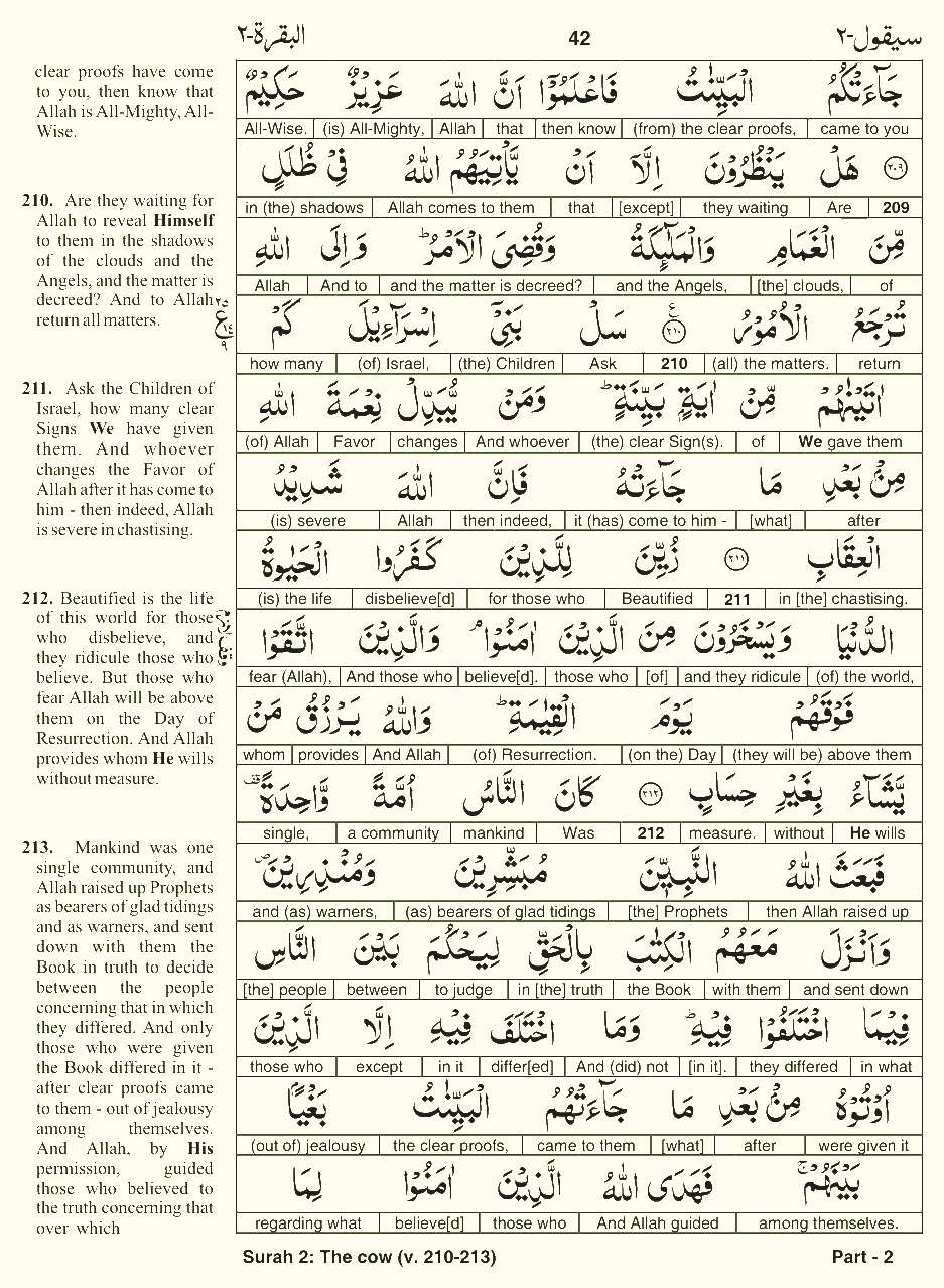 Quran English Parah 2 Page 15