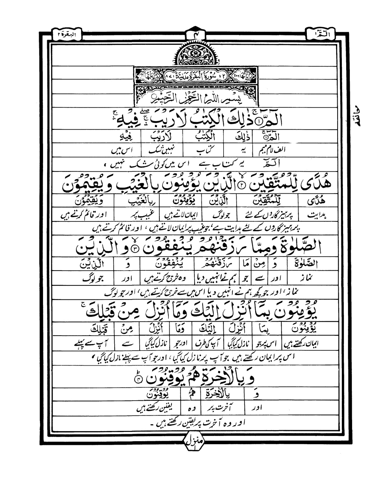 Quran Urdu Parah 1 Page 2