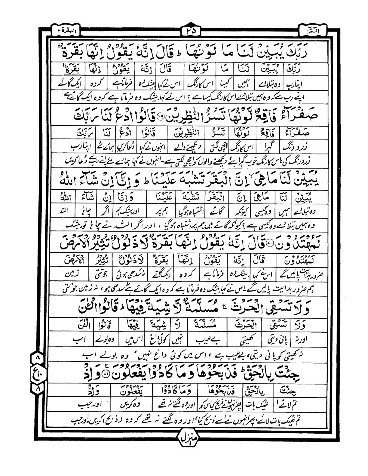 Quran Urdu Parah 1 Page 23