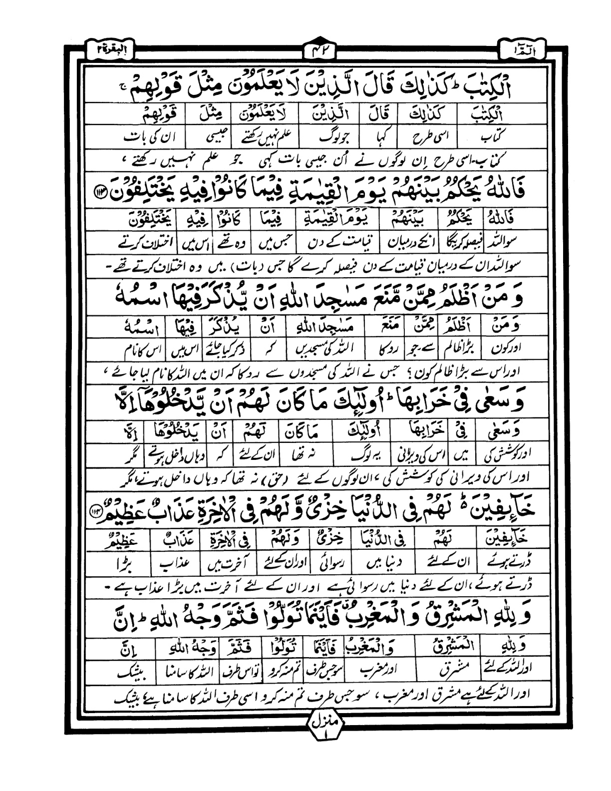Quran Urdu Parah 1 Page 40