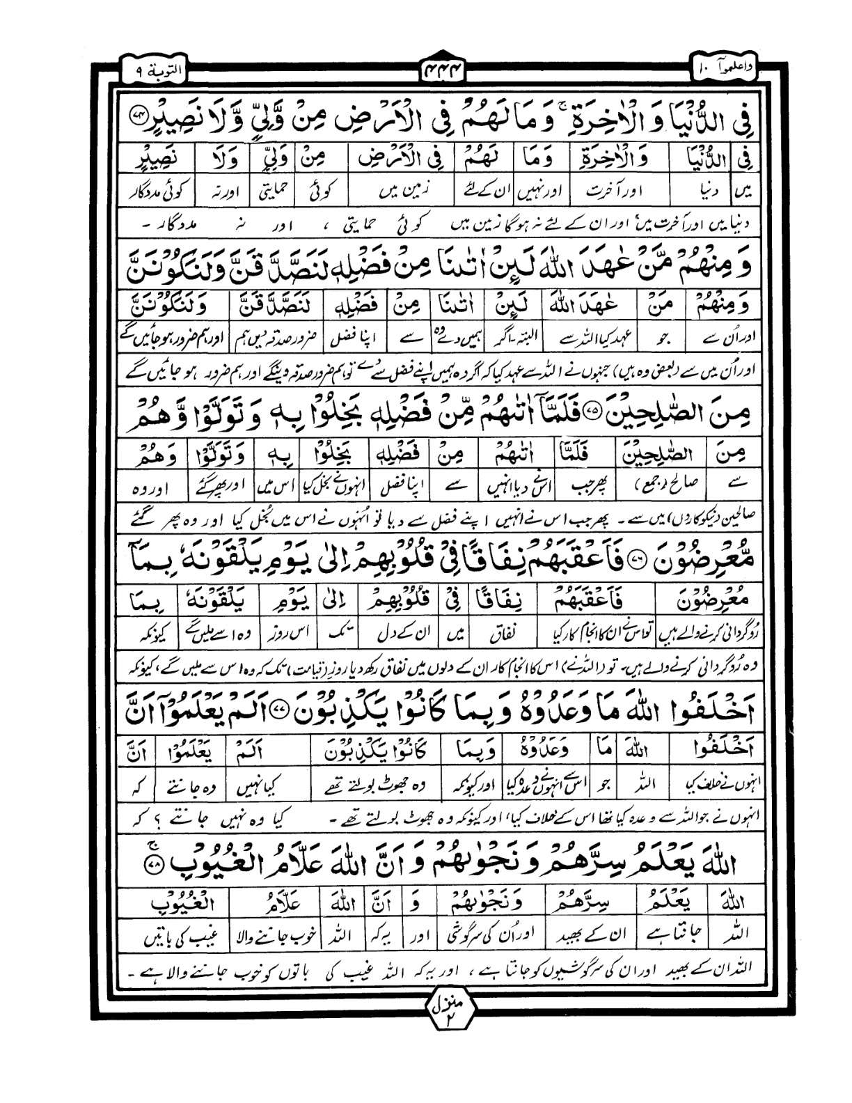 Quran Urdu Parah 10 Page 36