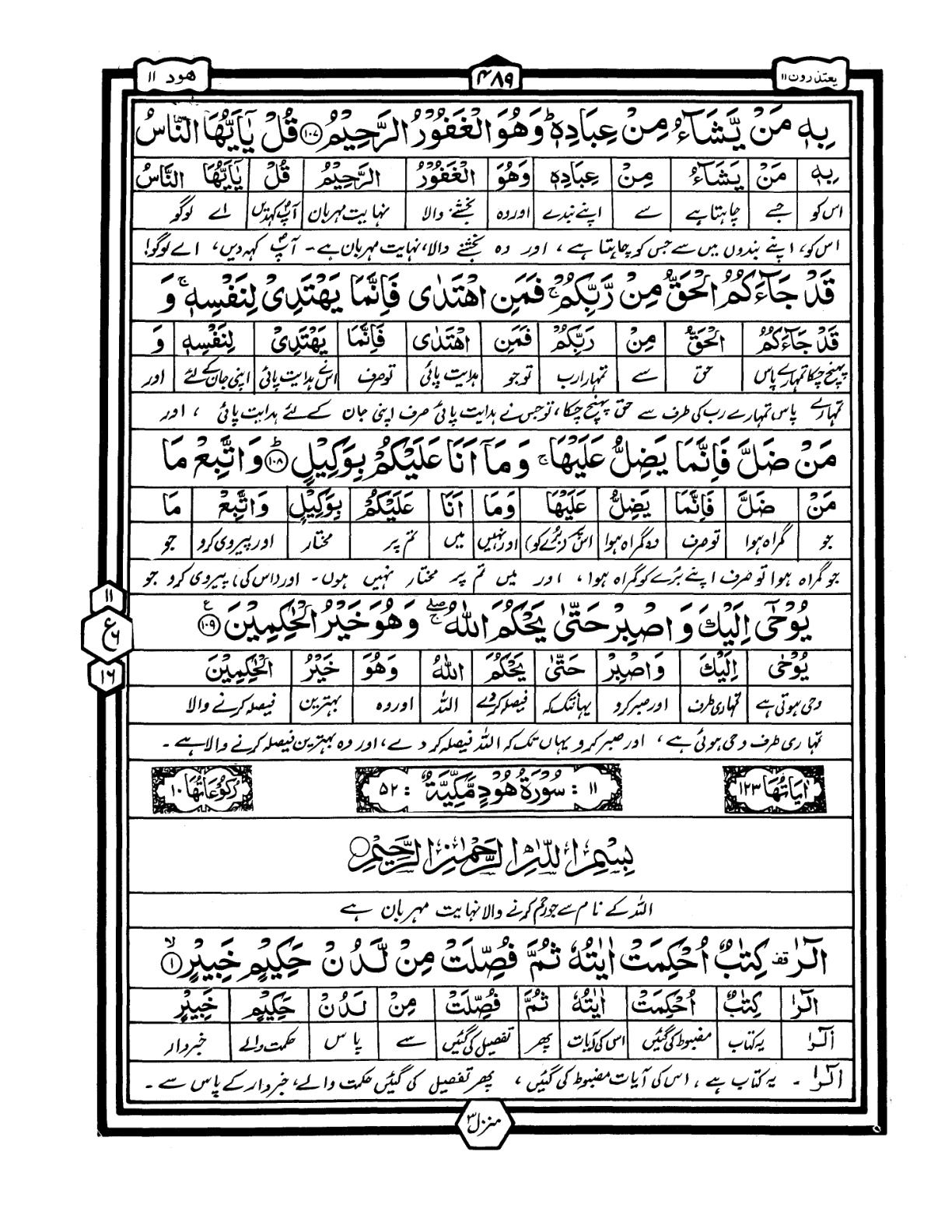 Quran Urdu Parah 11 Page 40