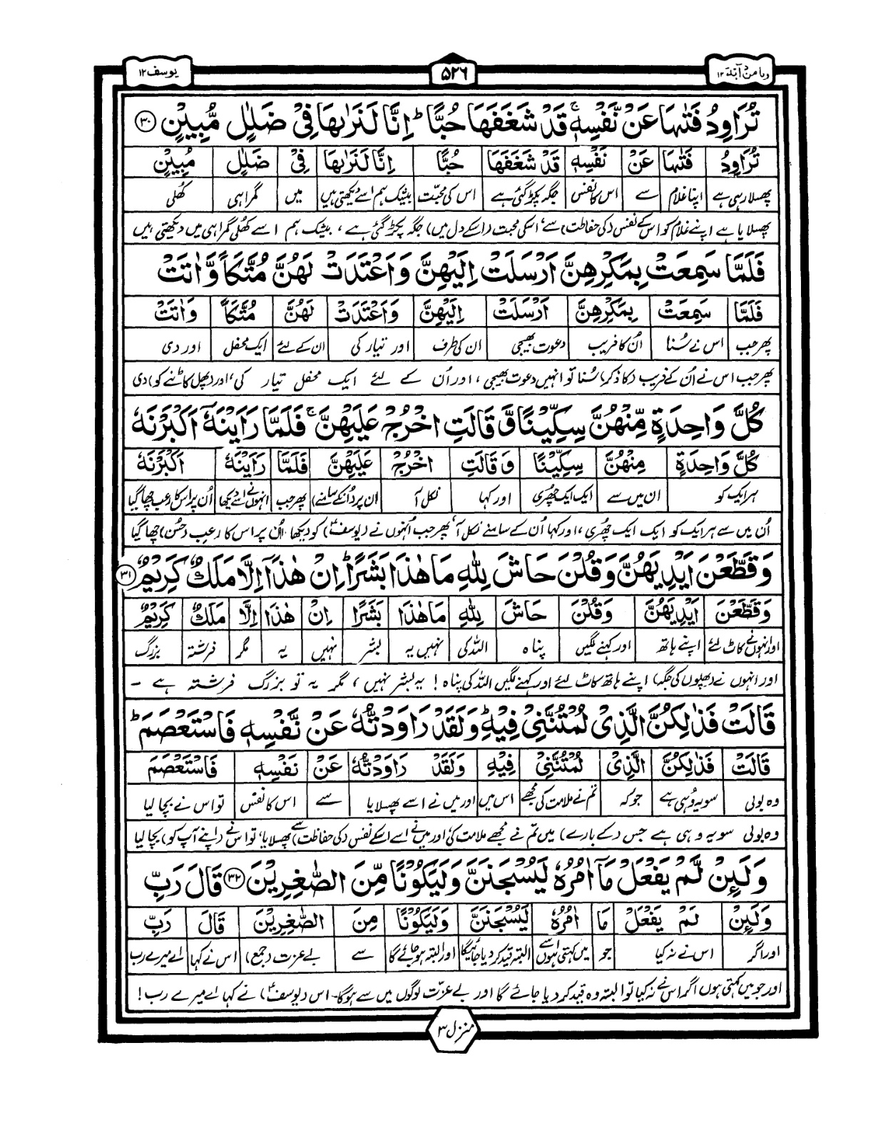 Quran Urdu Parah 12 Page 36