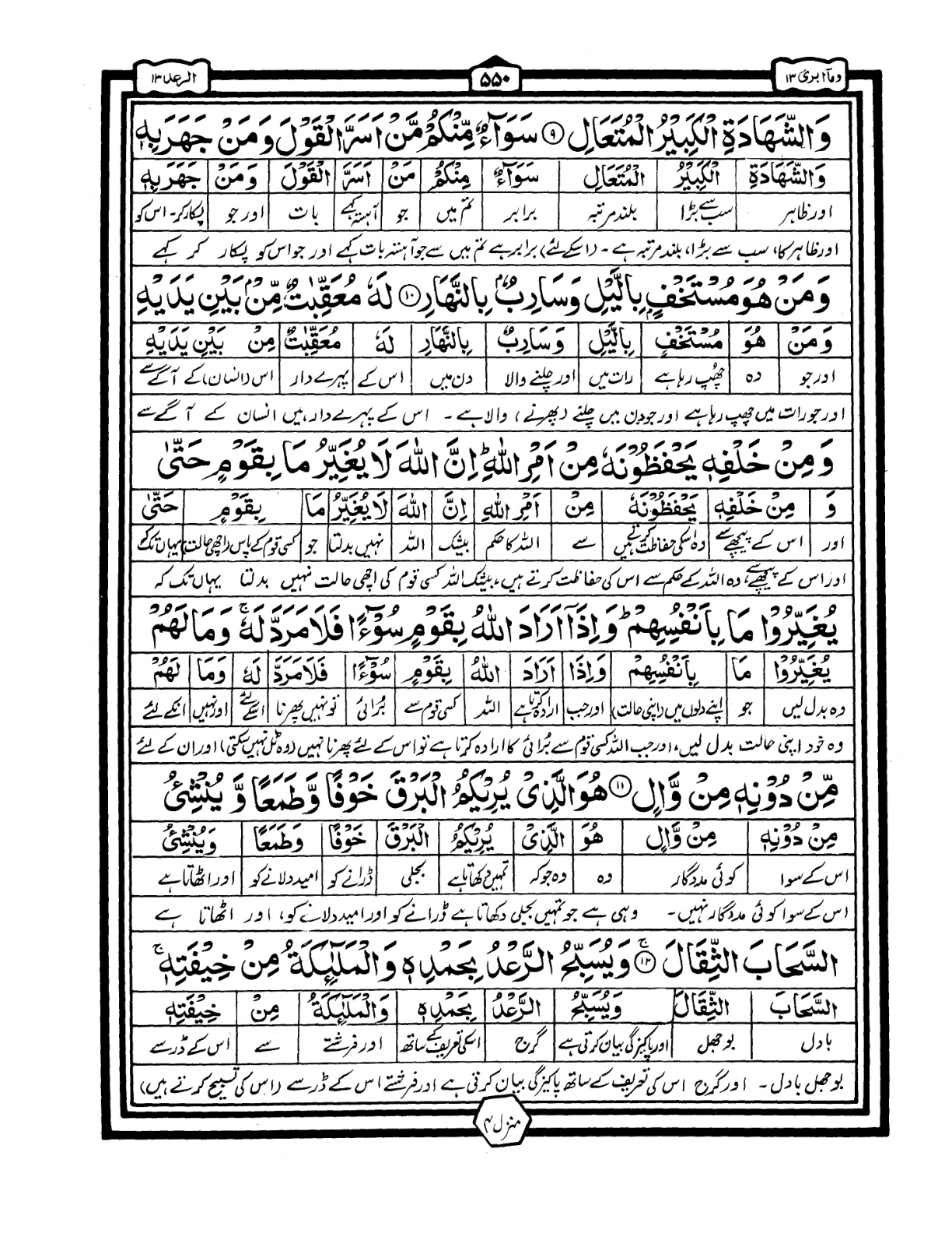 Quran Urdu Parah 13 Page 18