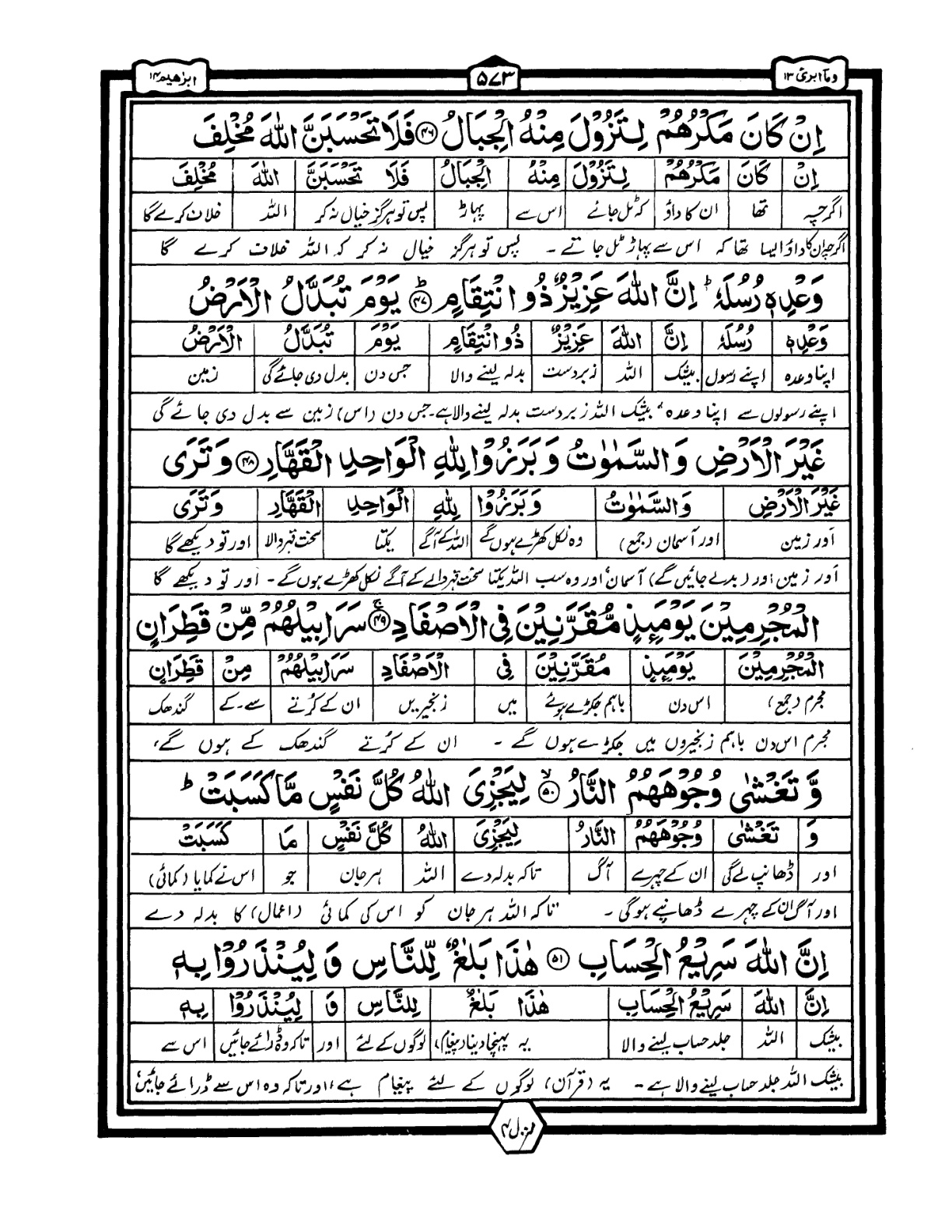 Quran Urdu Parah 13 Page 41