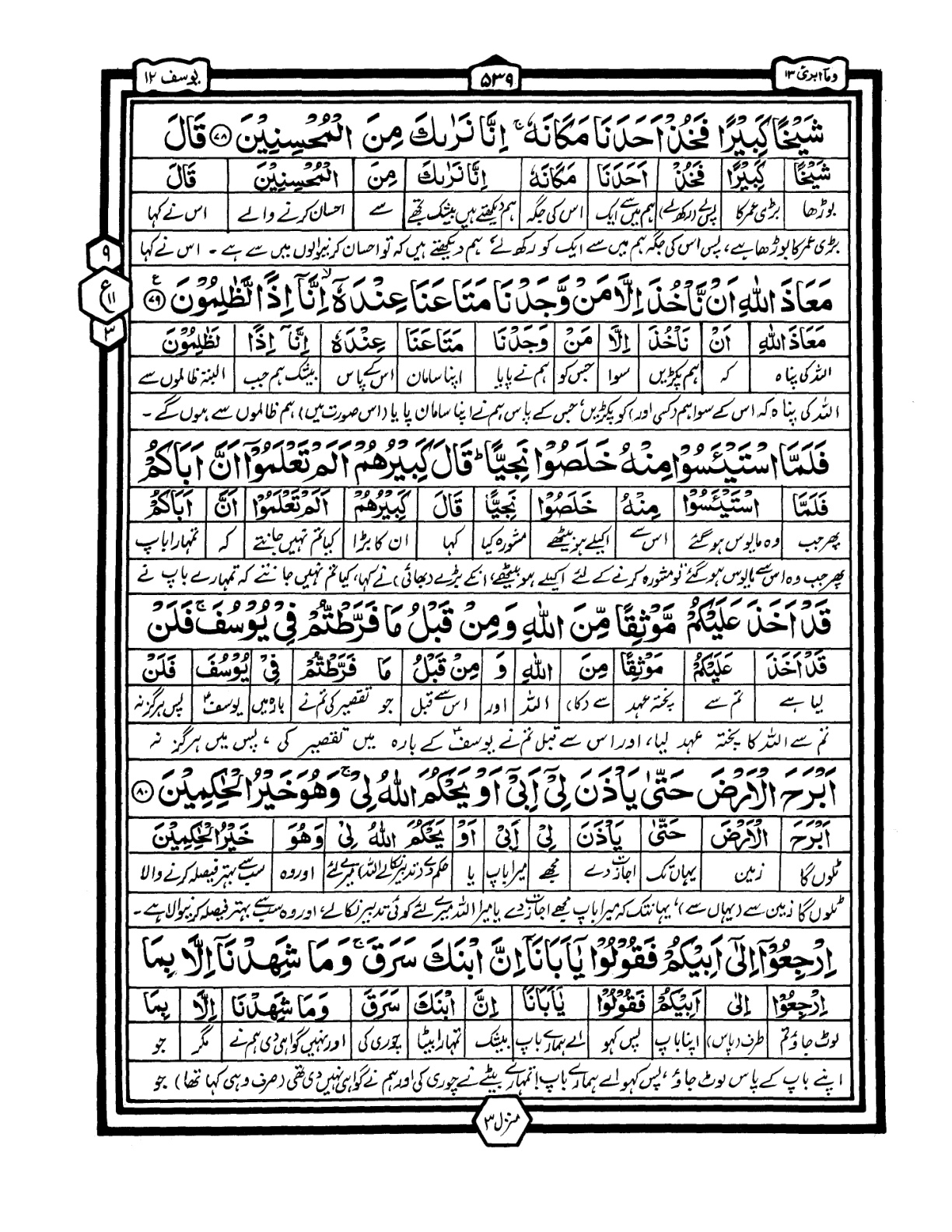 Quran Urdu Parah 13 Page 7