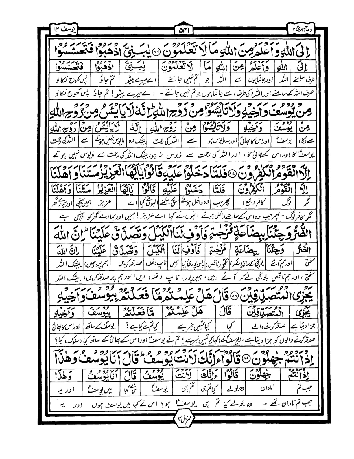 Quran Urdu Parah 13 Page 9