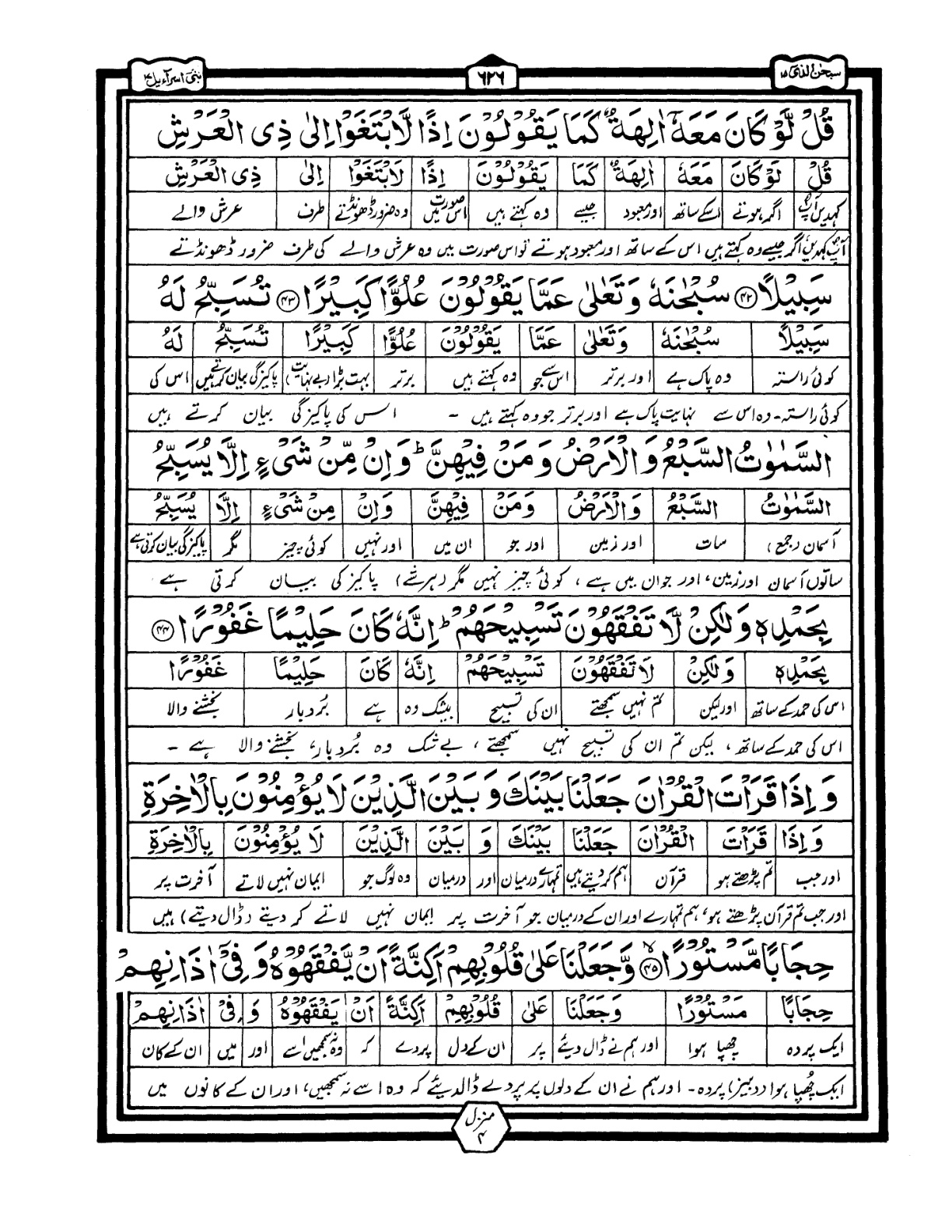 Quran Urdu Parah 15 Page 10