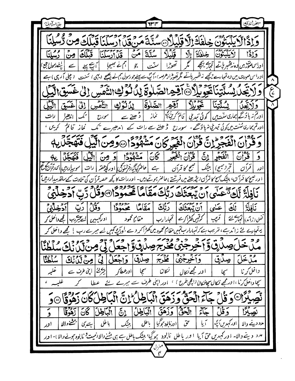 Quran Urdu Parah 15 Page 18