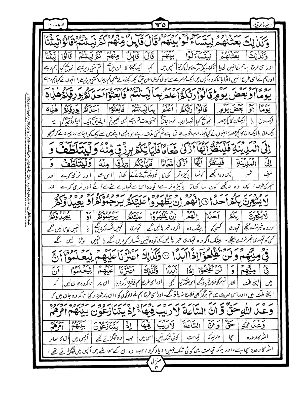 Quran Urdu Parah 15 Page 29