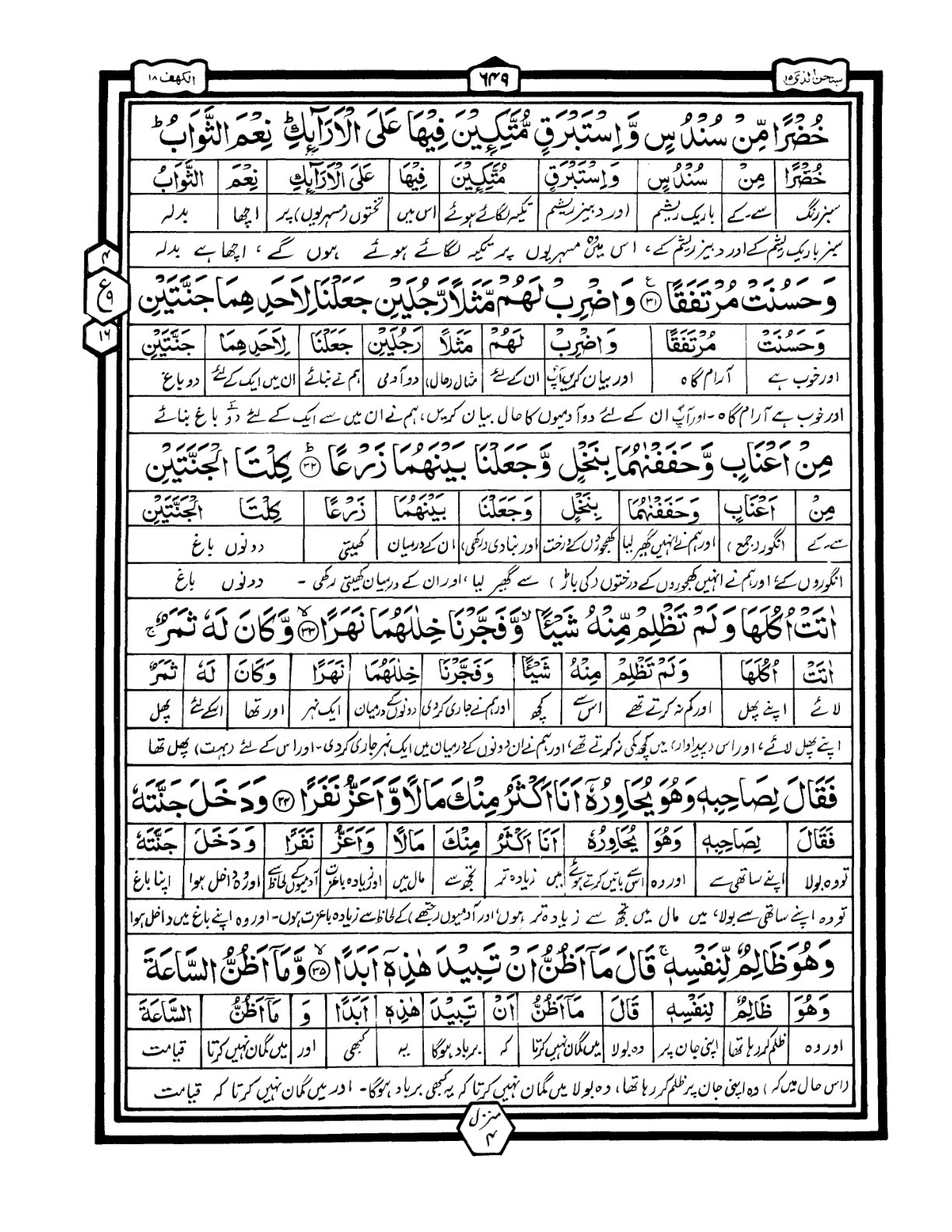 Quran Urdu Parah 15 Page 33