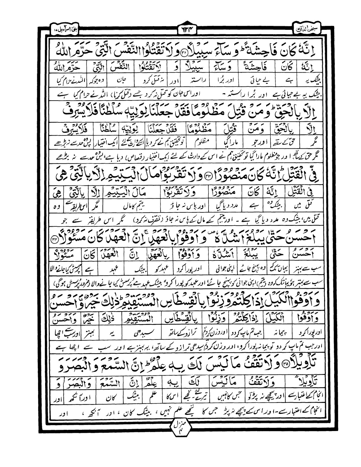 Quran Urdu Parah 15 Page 8