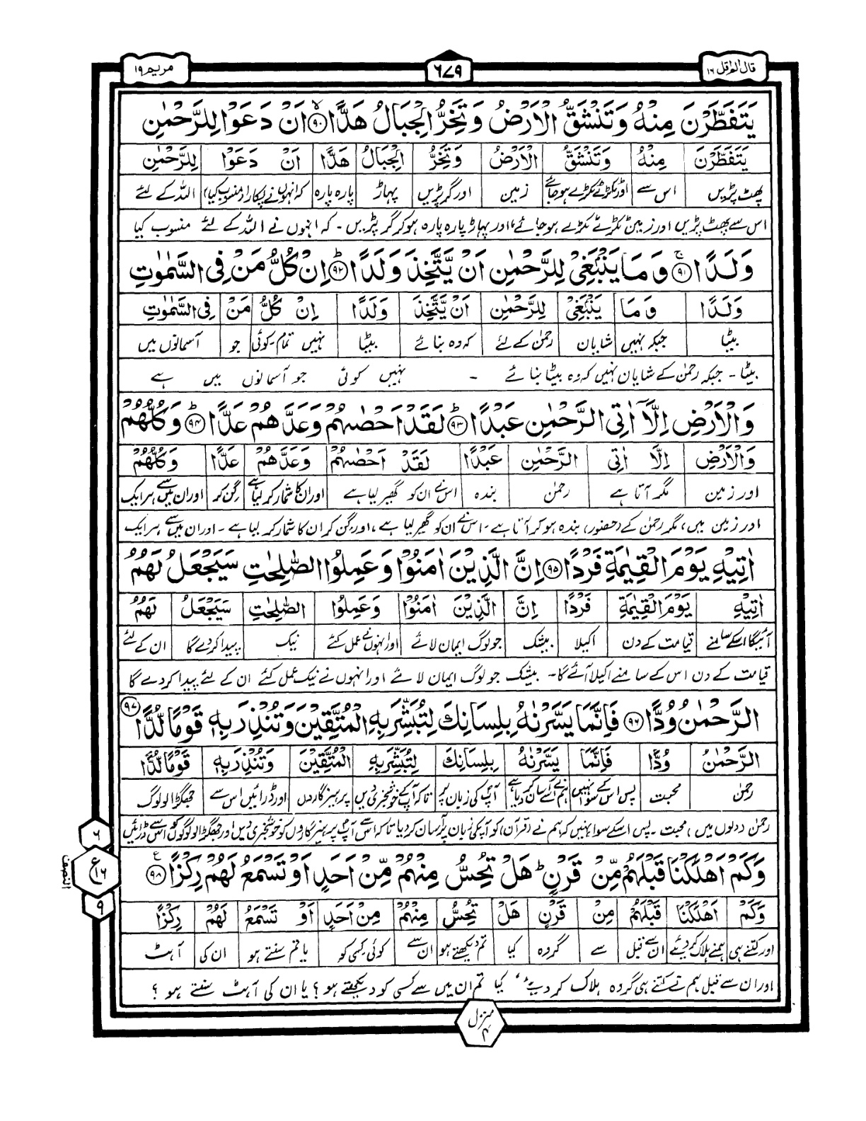 Quran Urdu Parah 16 Page 21