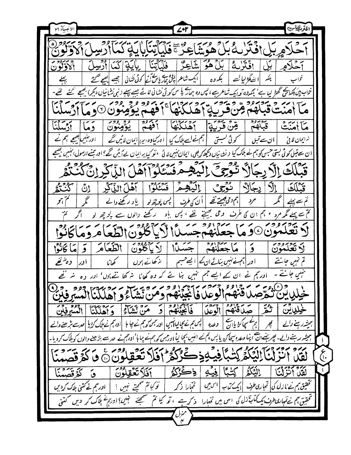 Quran Urdu Parah 17 Page 2
