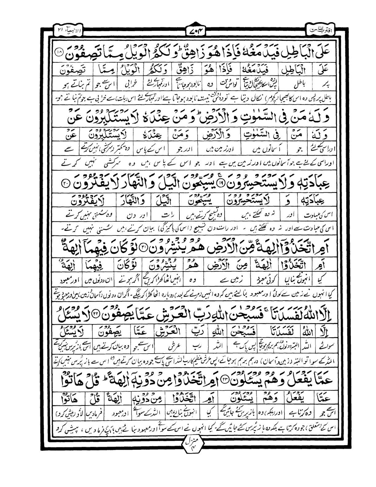 Quran Urdu Parah 17 Page 4