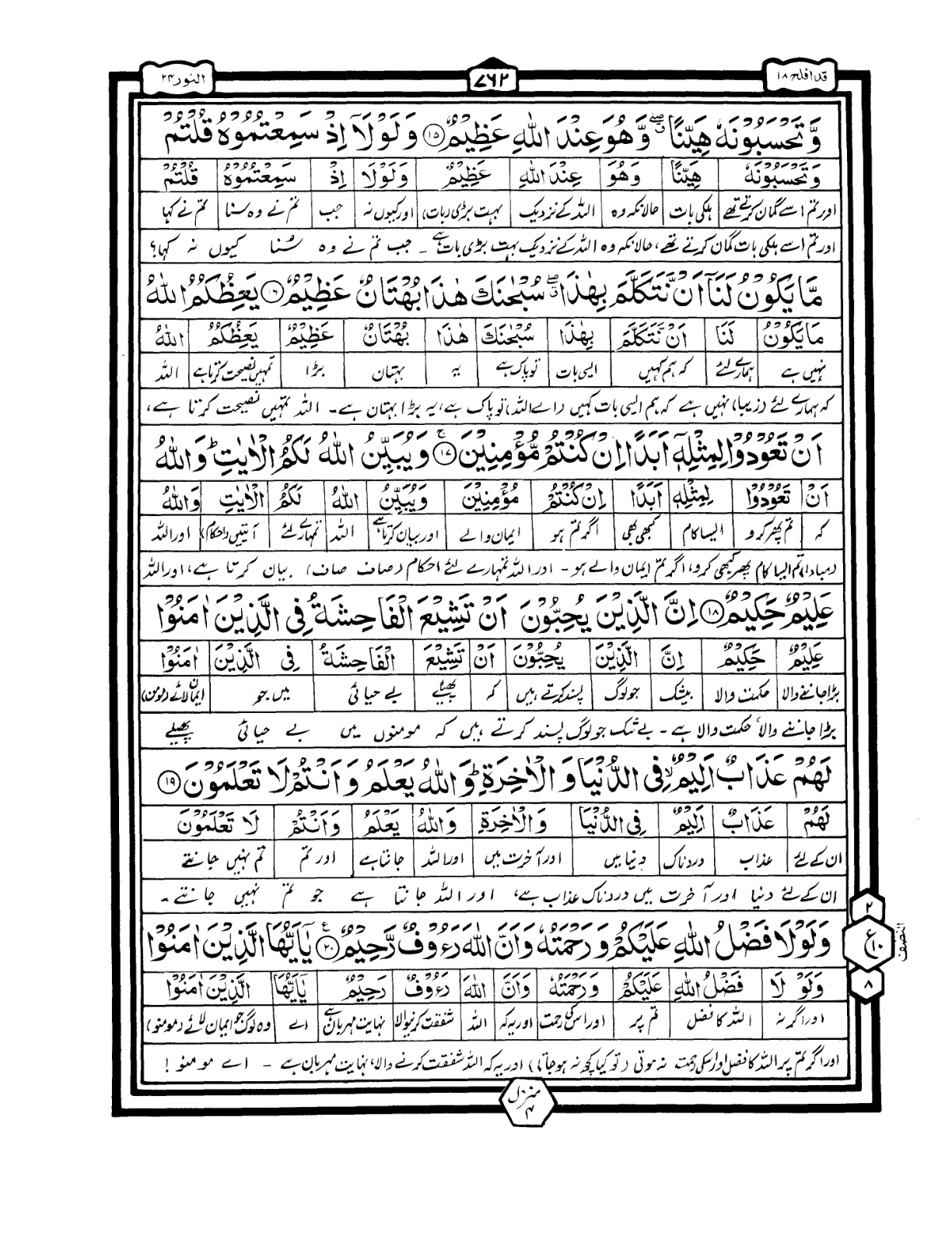 Quran Urdu Parah 18 Page 21