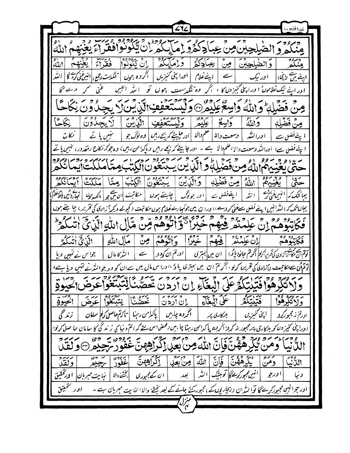 Quran Urdu Parah 18 Page 26