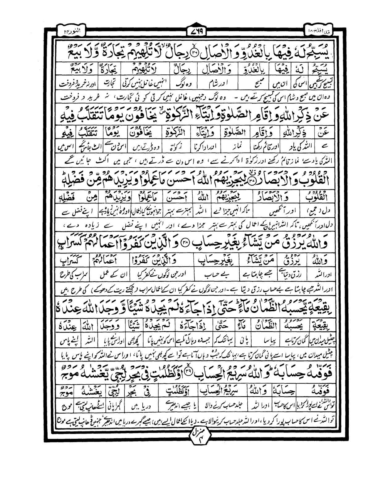 Quran Urdu Parah 18 Page 28