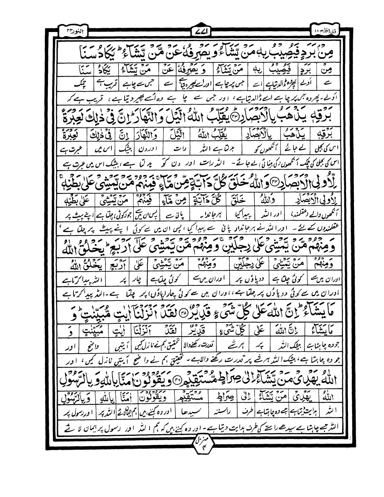 Quran Urdu Parah 18 Page 30