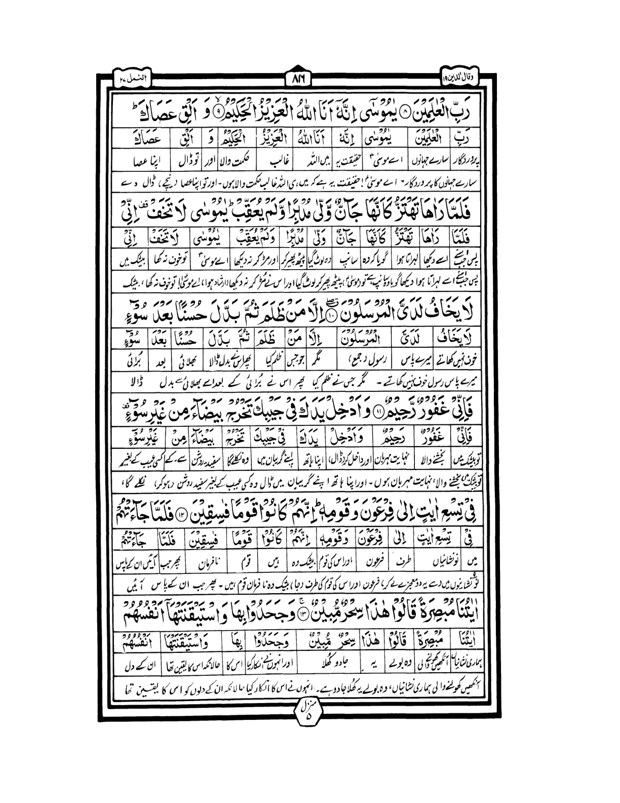 Quran Urdu Parah 19 Page 33
