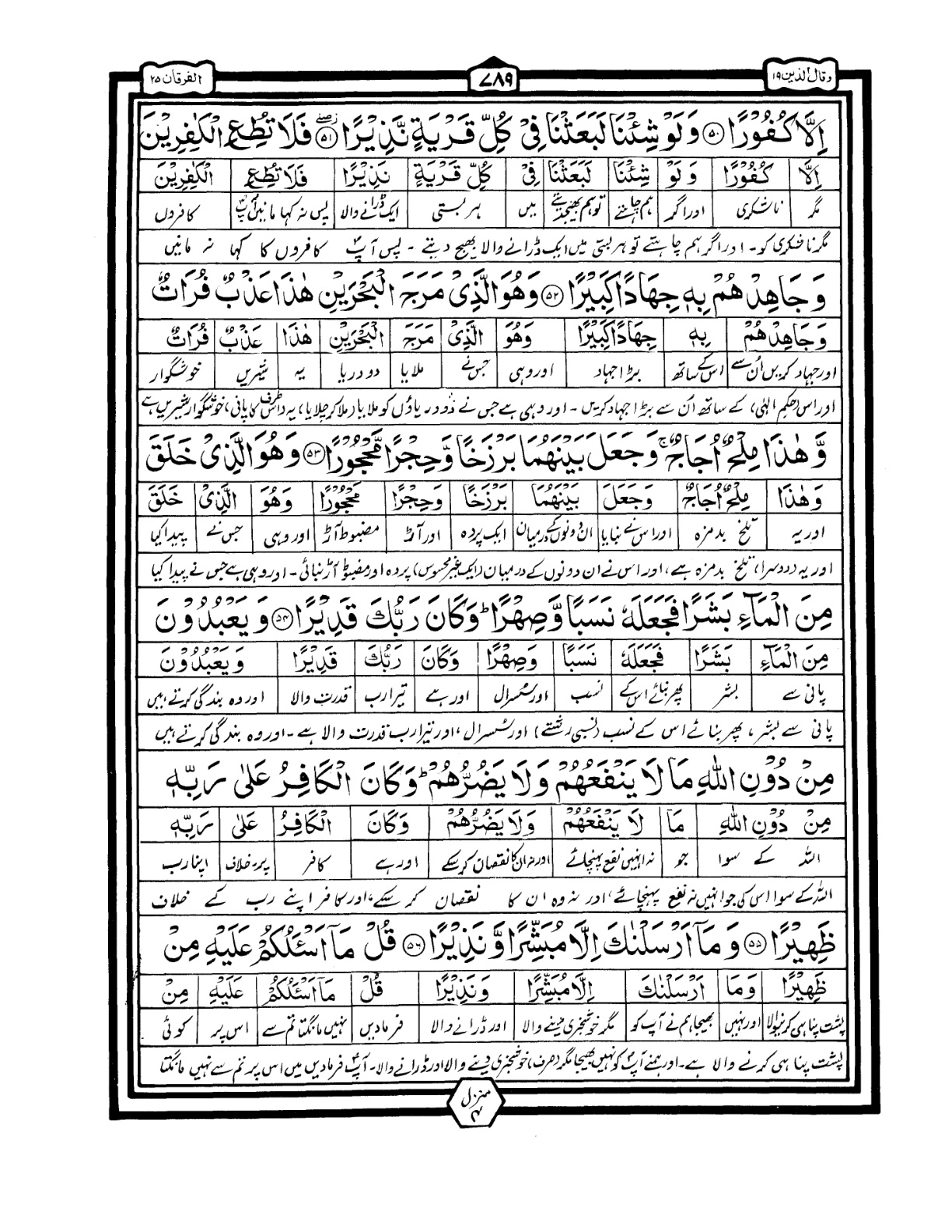 Quran Urdu Parah 19 Page 6