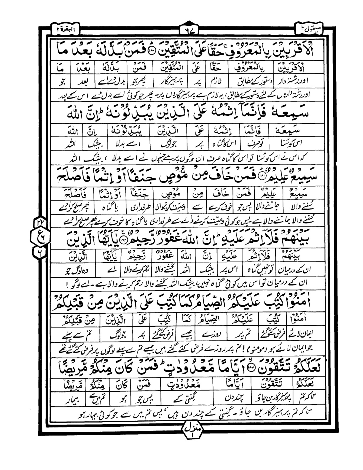 Quran Urdu Parah 2 Page 15