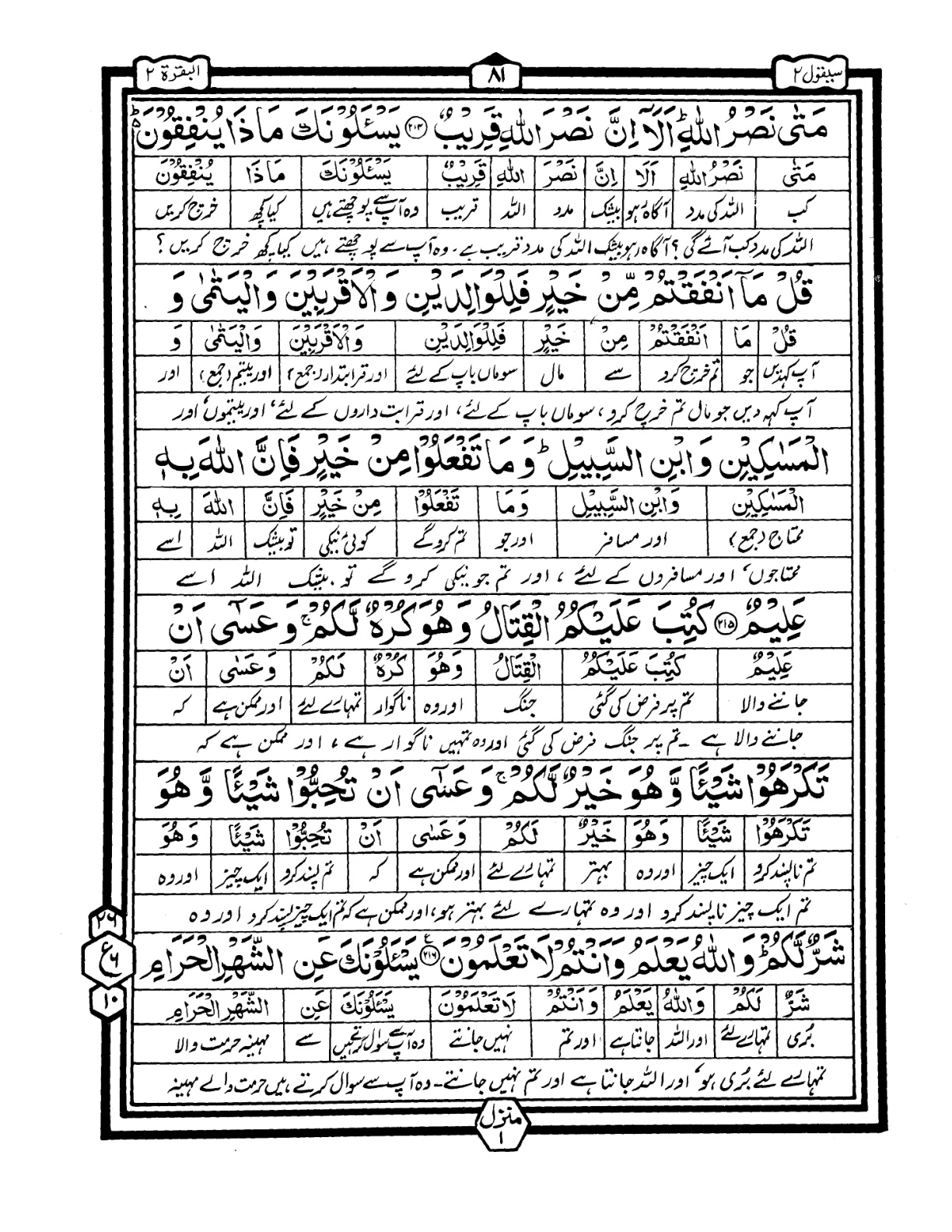 Quran Urdu Parah 2 Page 29