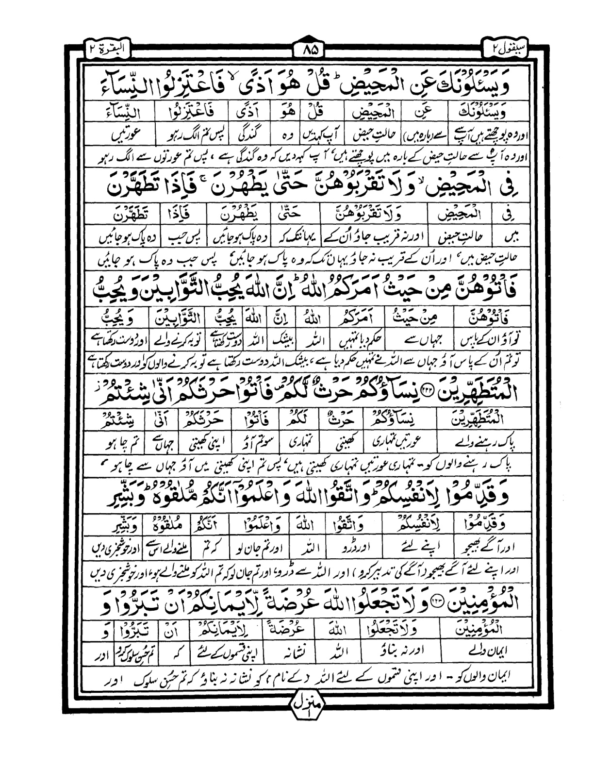 Quran Urdu Parah 2 Page 33