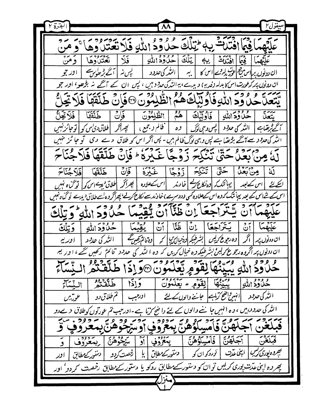 Quran Urdu Parah 2 Page 36