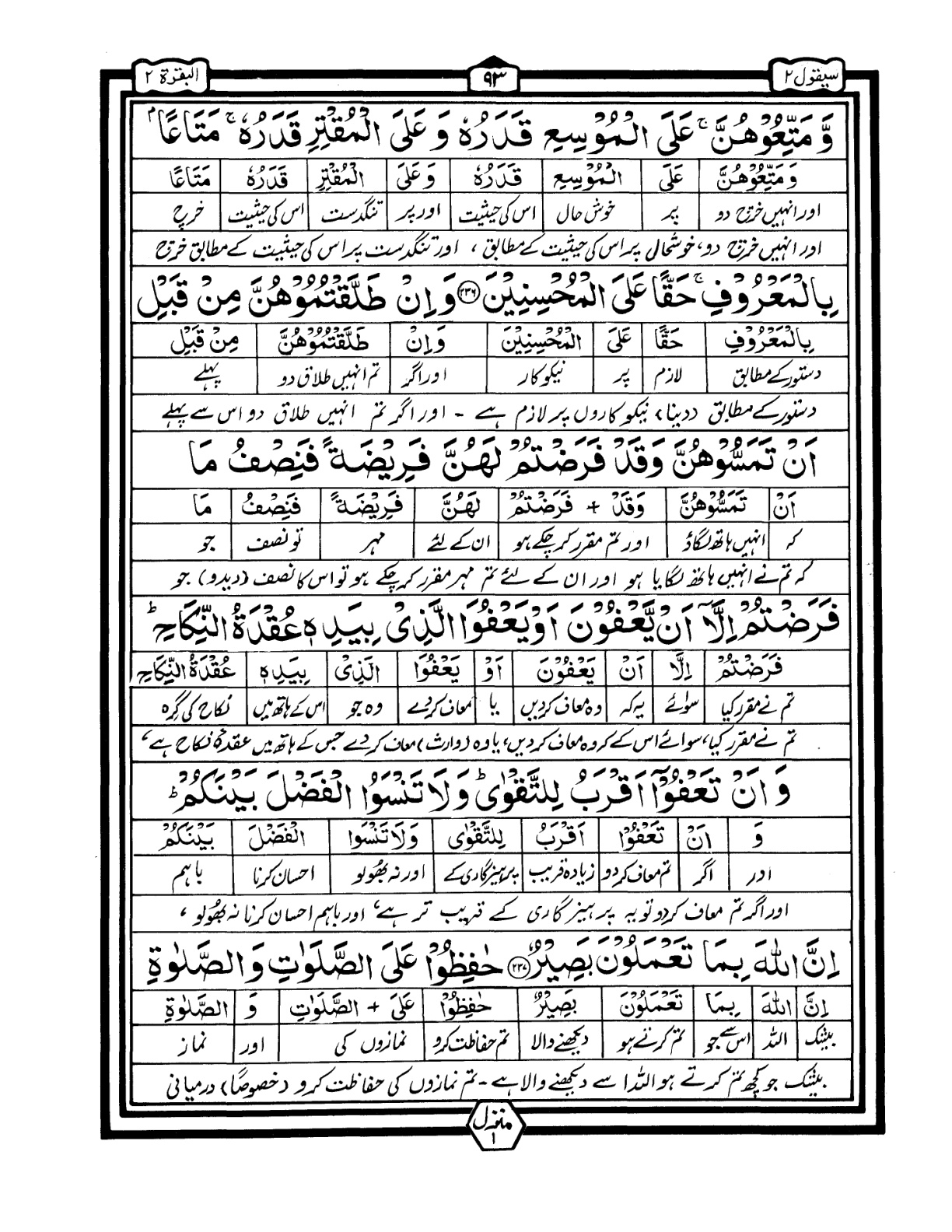 Quran Urdu Parah 2 Page 41