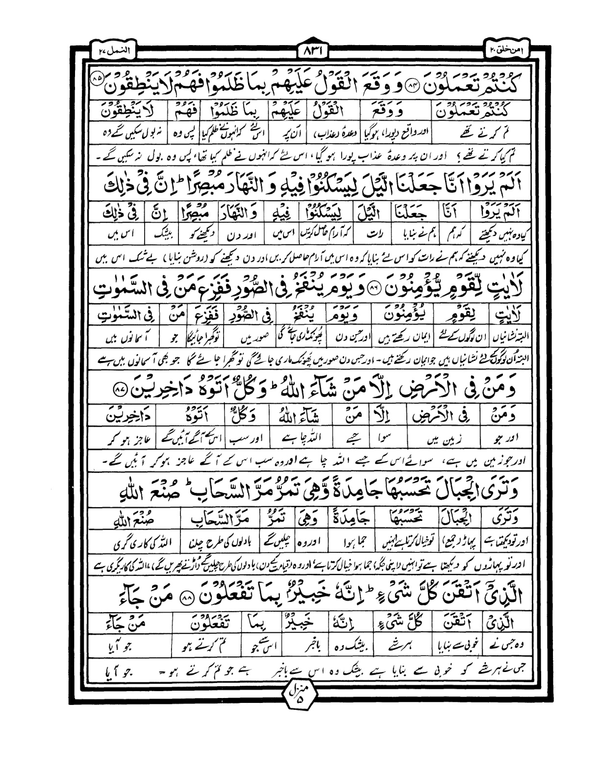 Quran Urdu Parah 20 Page 6