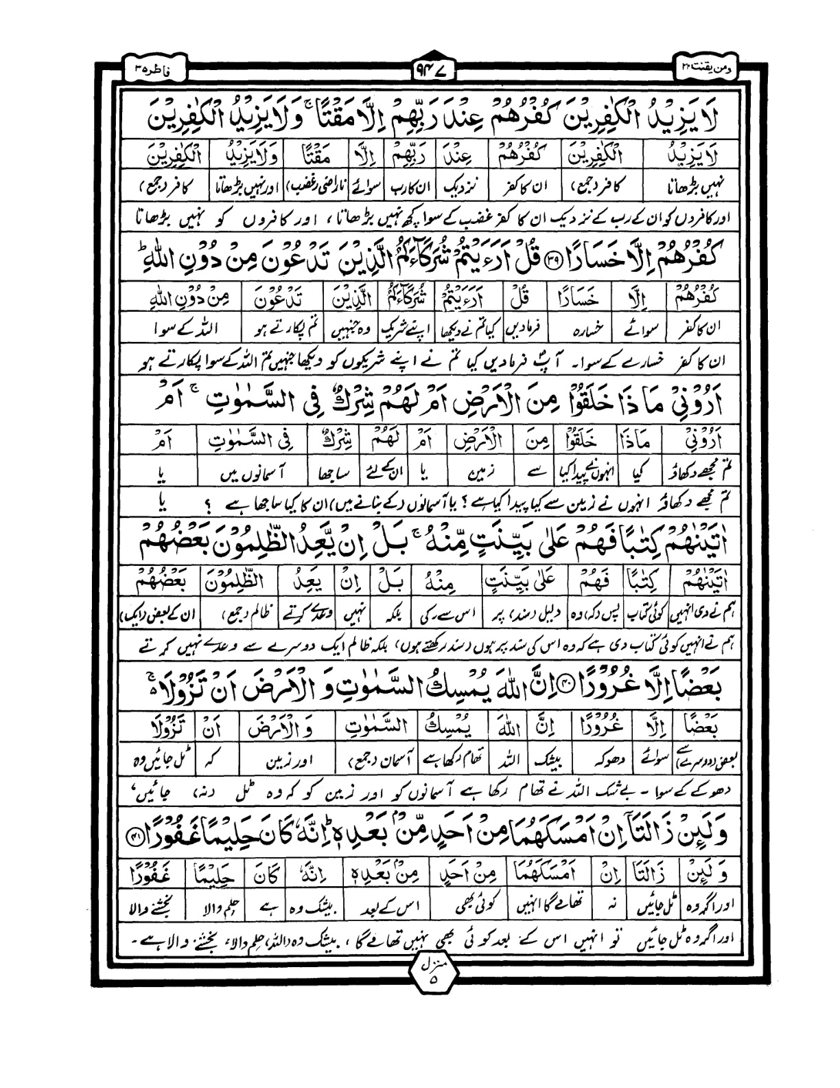 Quran Urdu Parah 22 Page 37