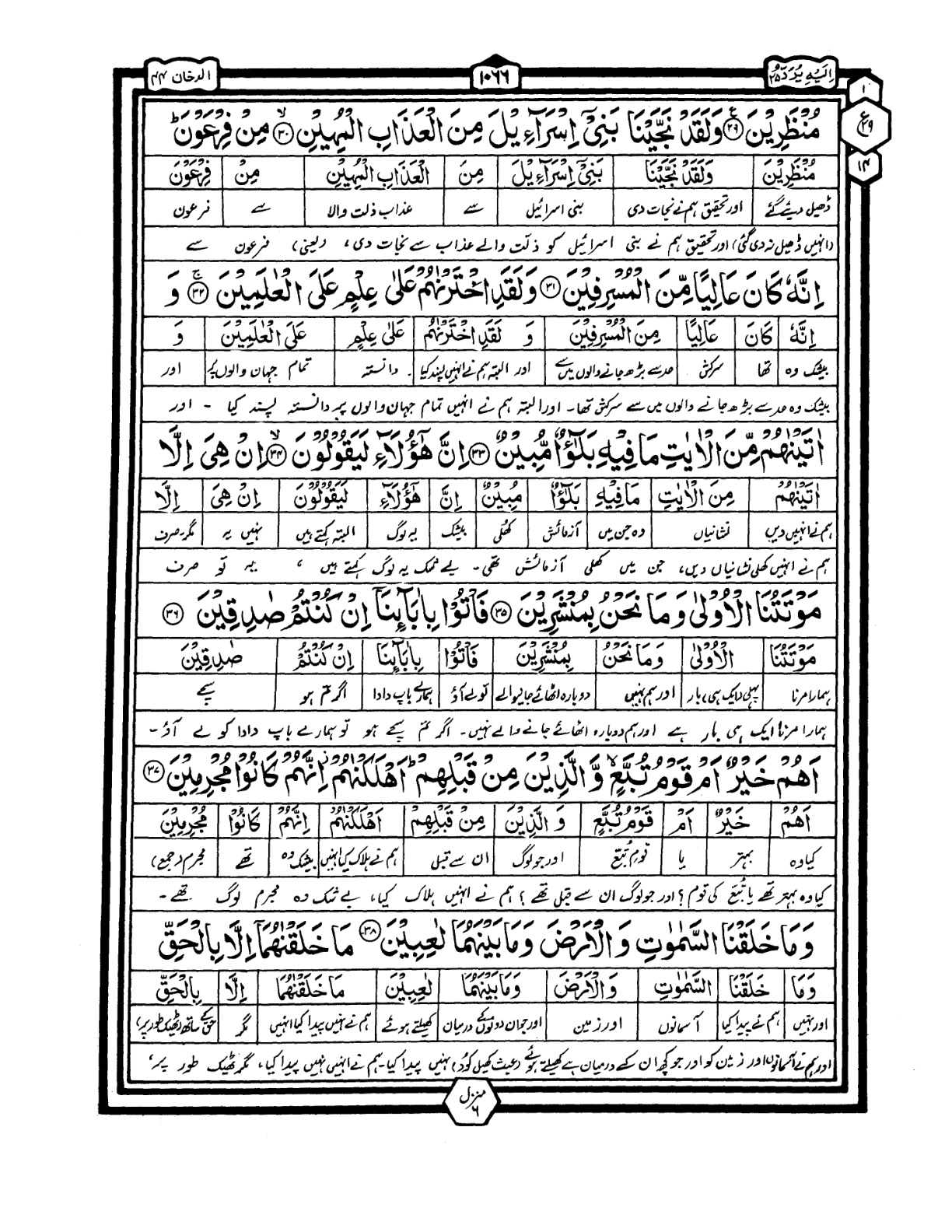 Quran Urdu Parah 25 Page 31