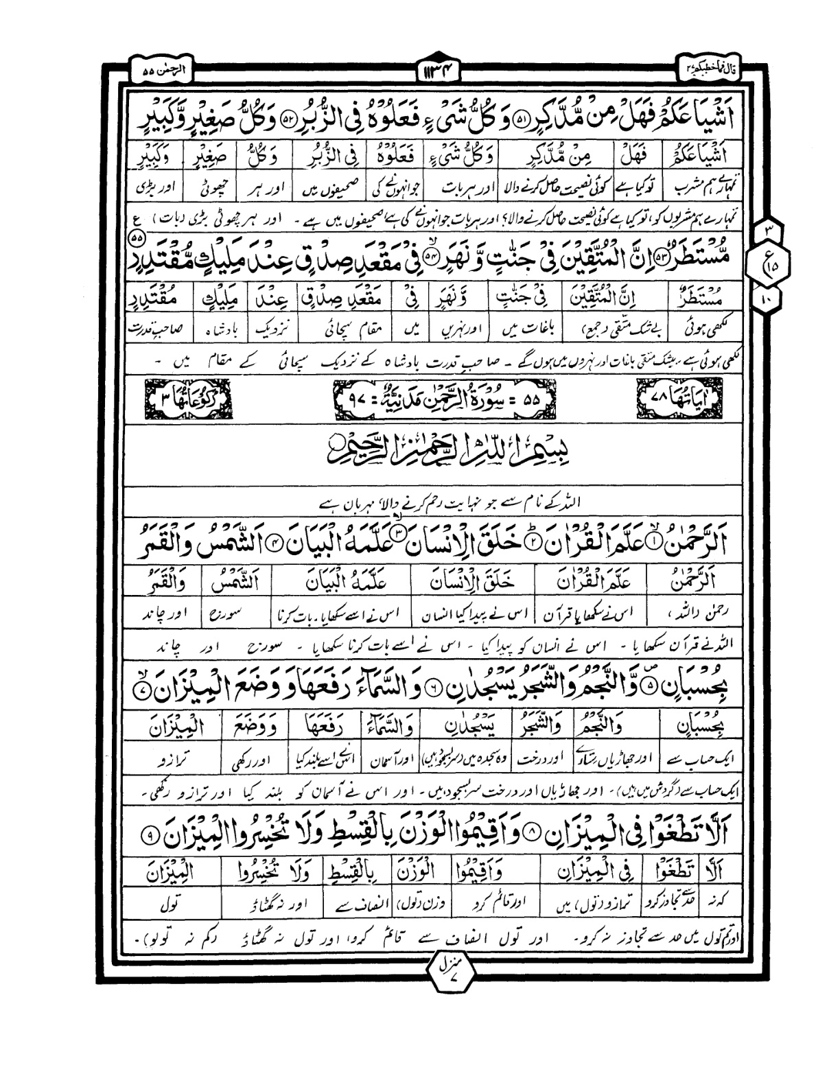 Quran Urdu Parah 27 Page 19