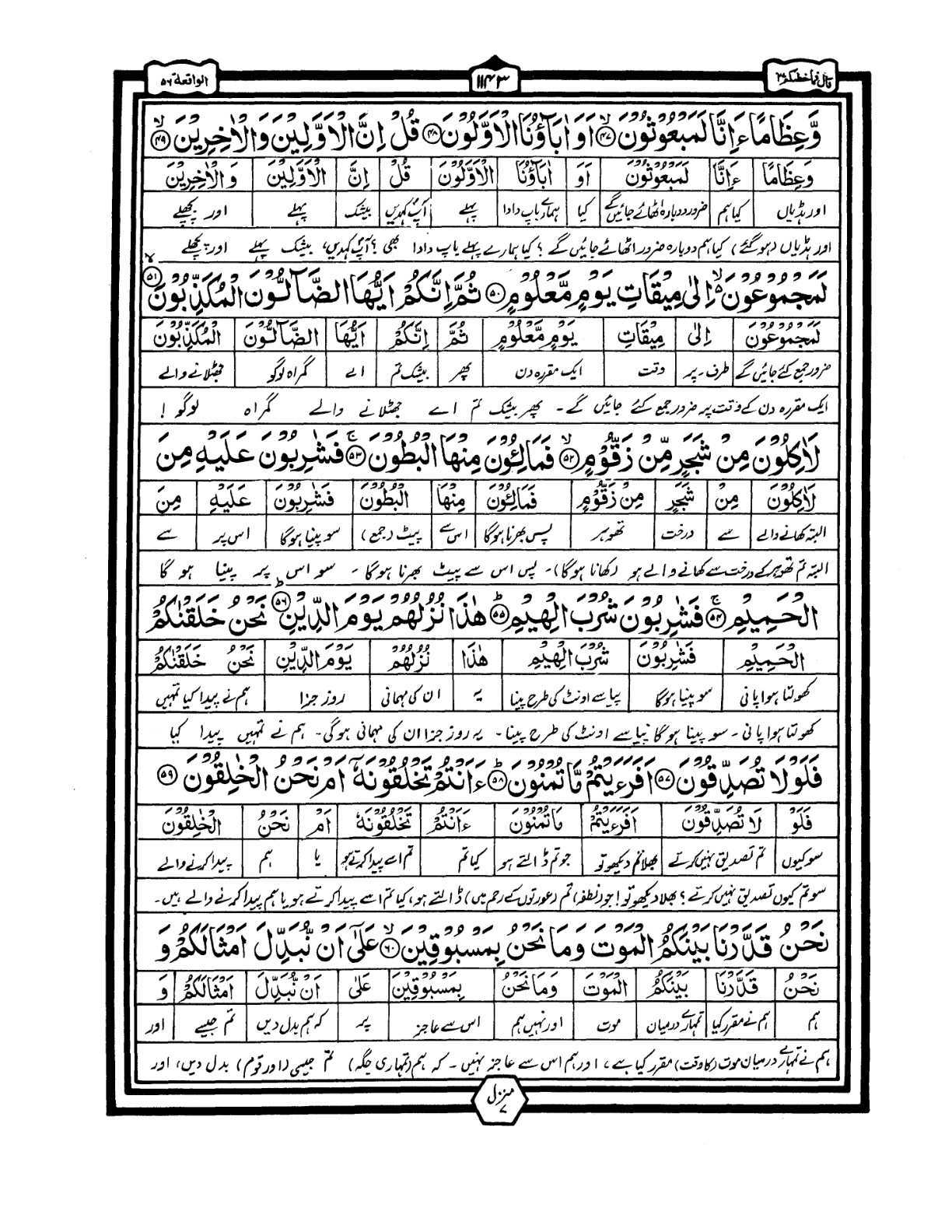 Quran Urdu Parah 27 Page 28