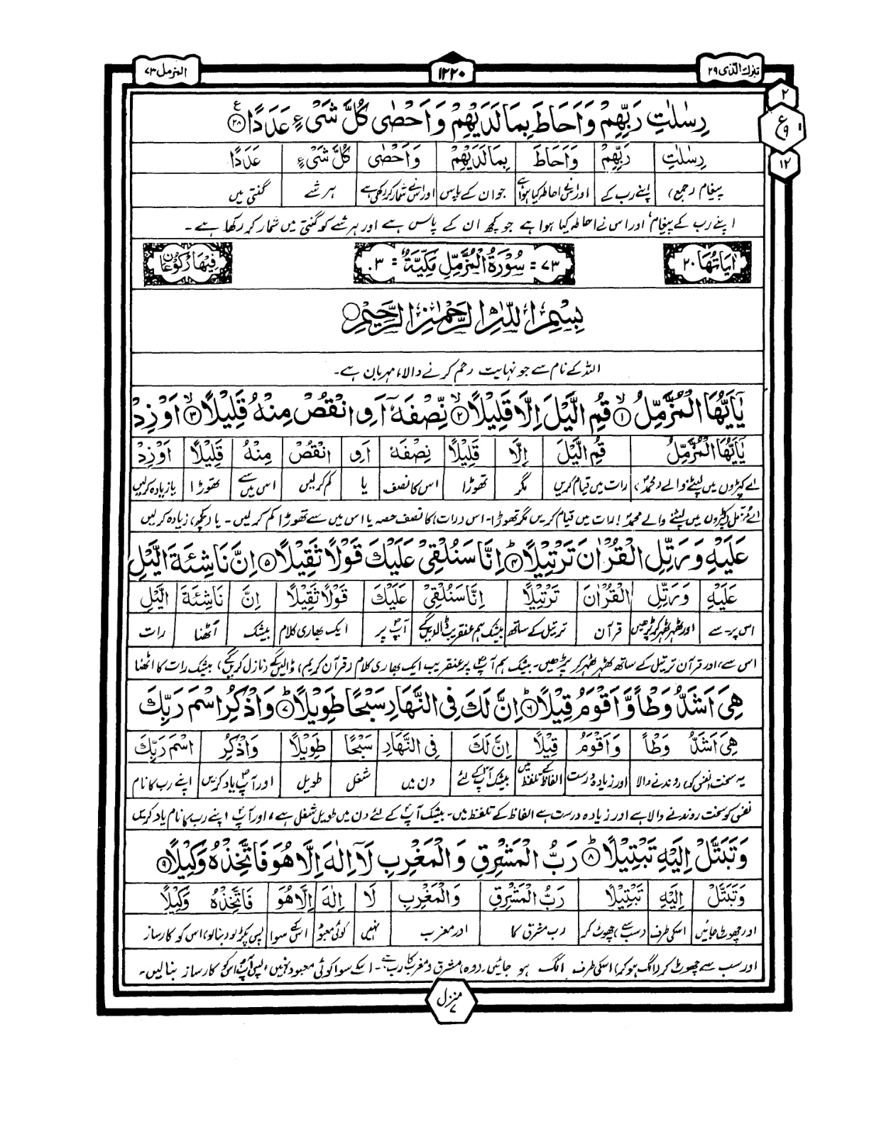 Quran Urdu Parah 29 Page 25