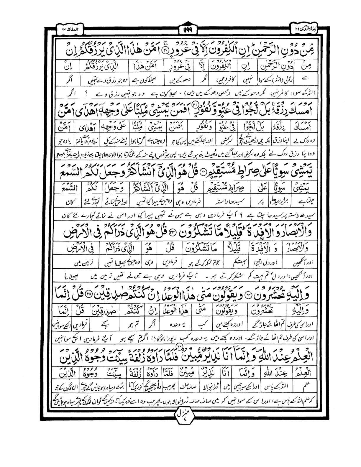 Quran Urdu Parah 29 Page 4