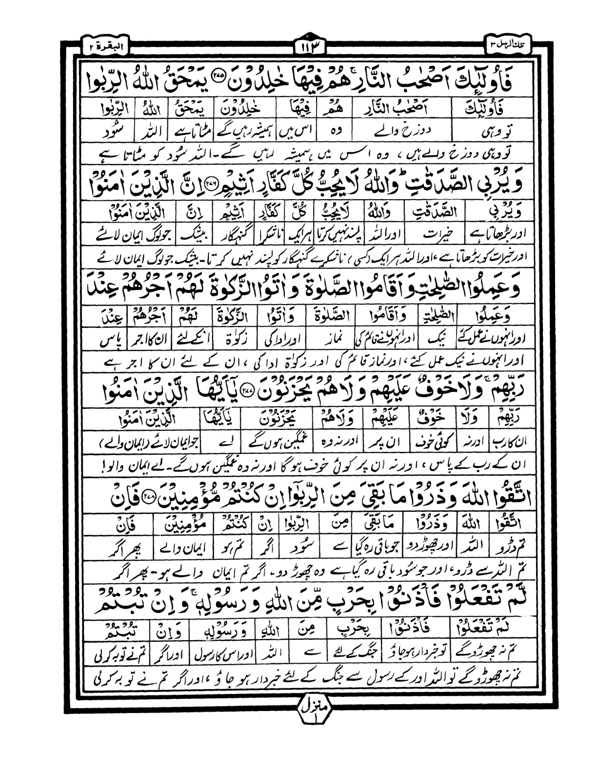 Quran Urdu Parah 3 Page 13
