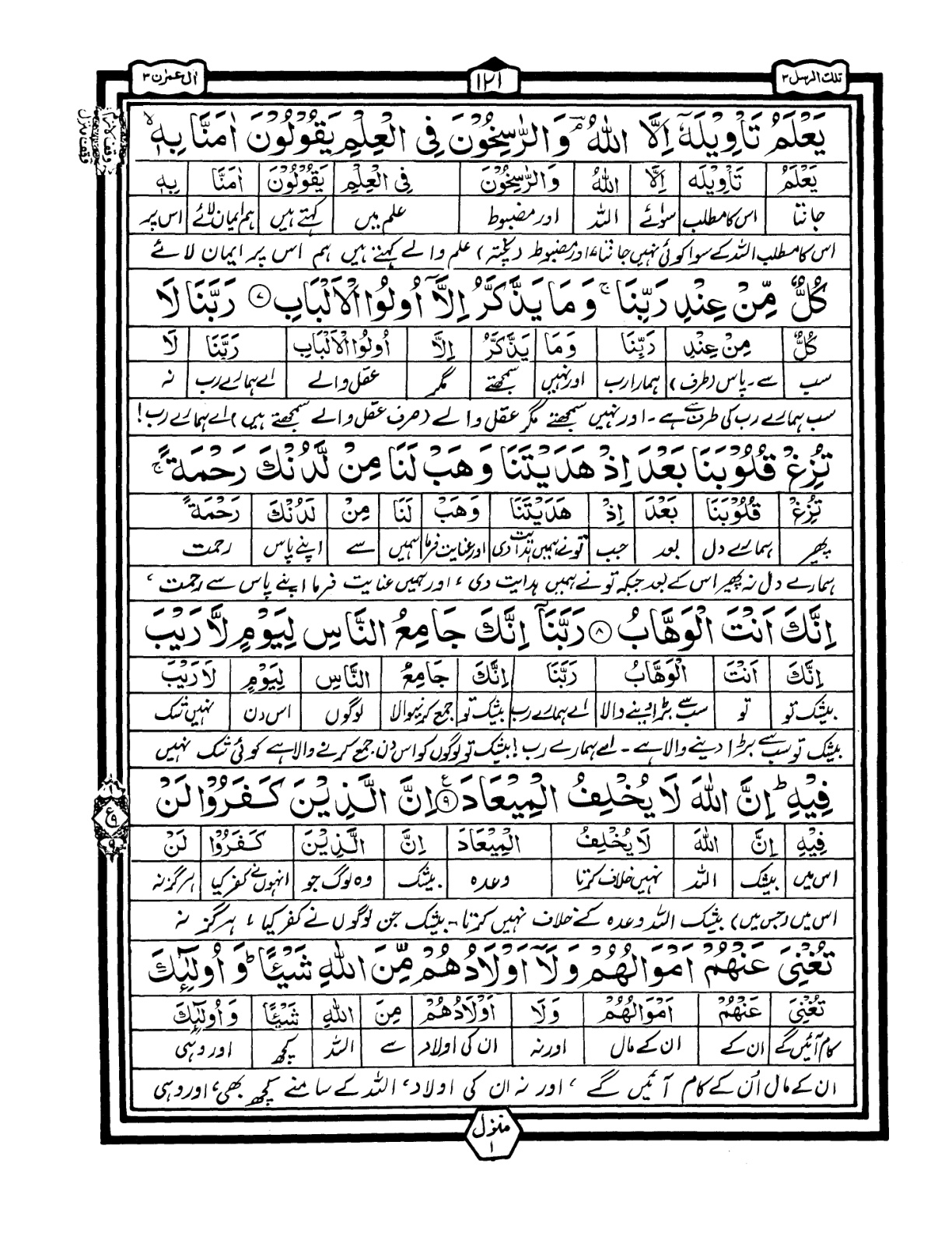 Quran Urdu Parah 3 Page 21
