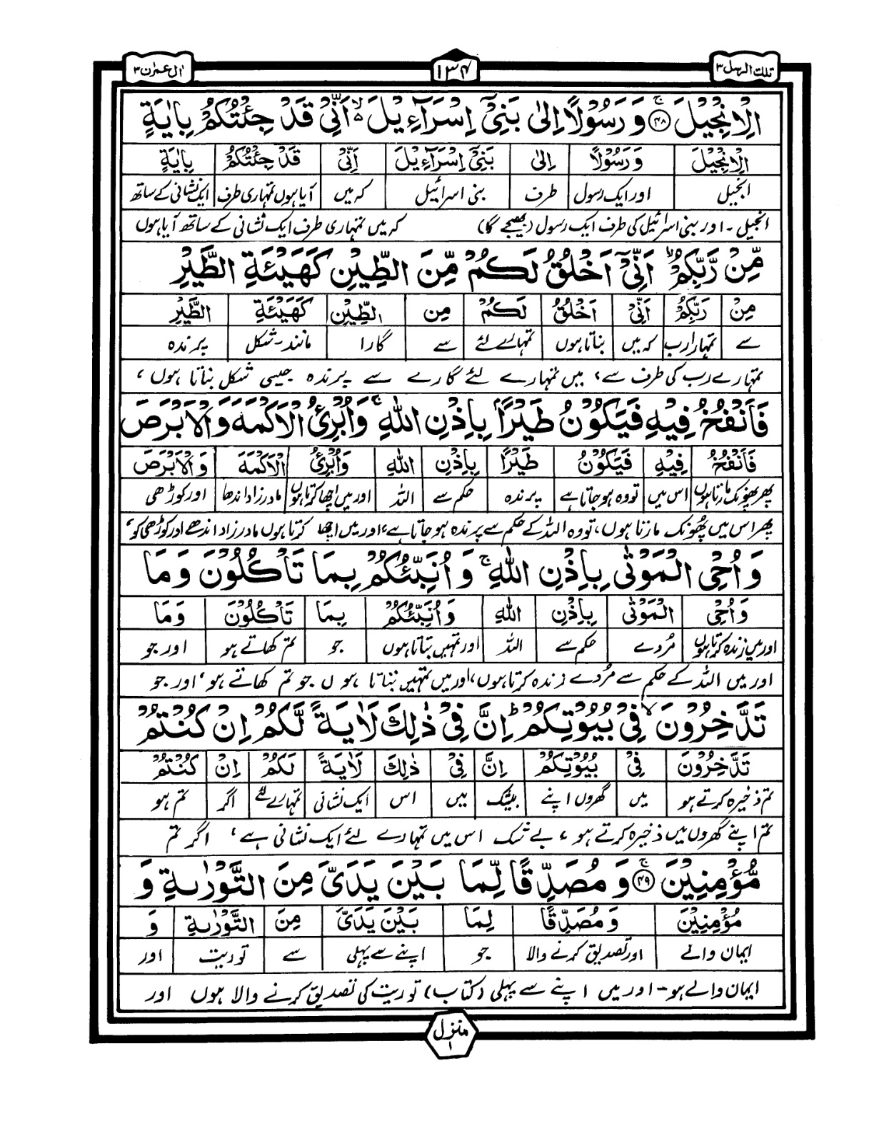 Quran Urdu Parah 3 Page 34