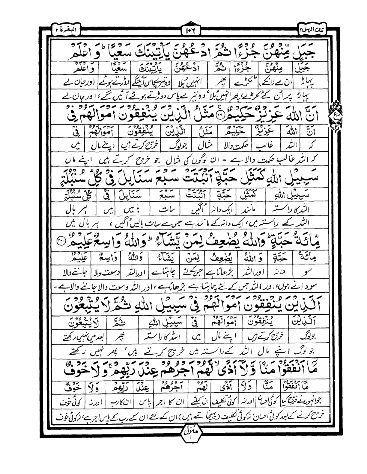 Quran Urdu Parah 3 Page 6