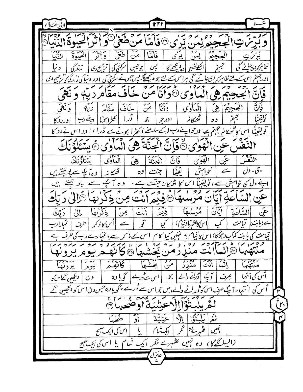 Quran Urdu Parah 30 Page 7