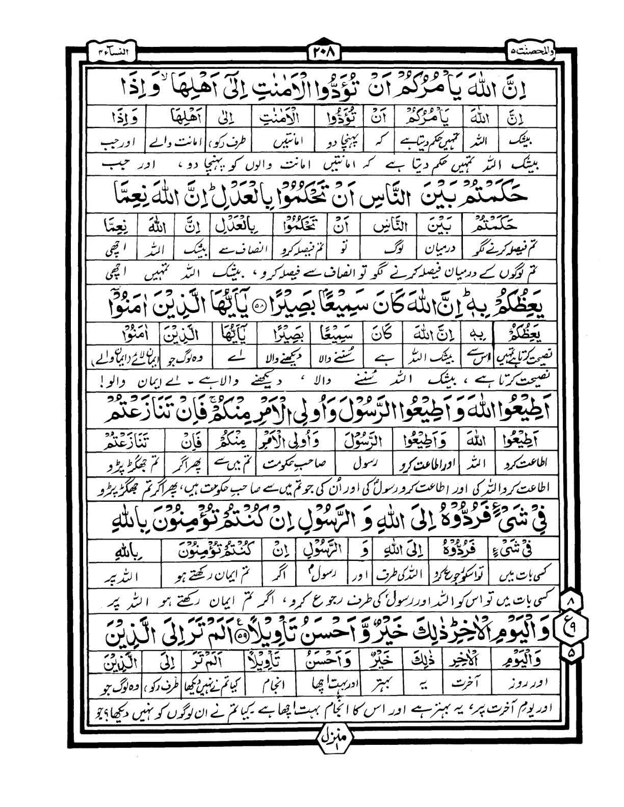 Quran Urdu Parah 5 Page 14