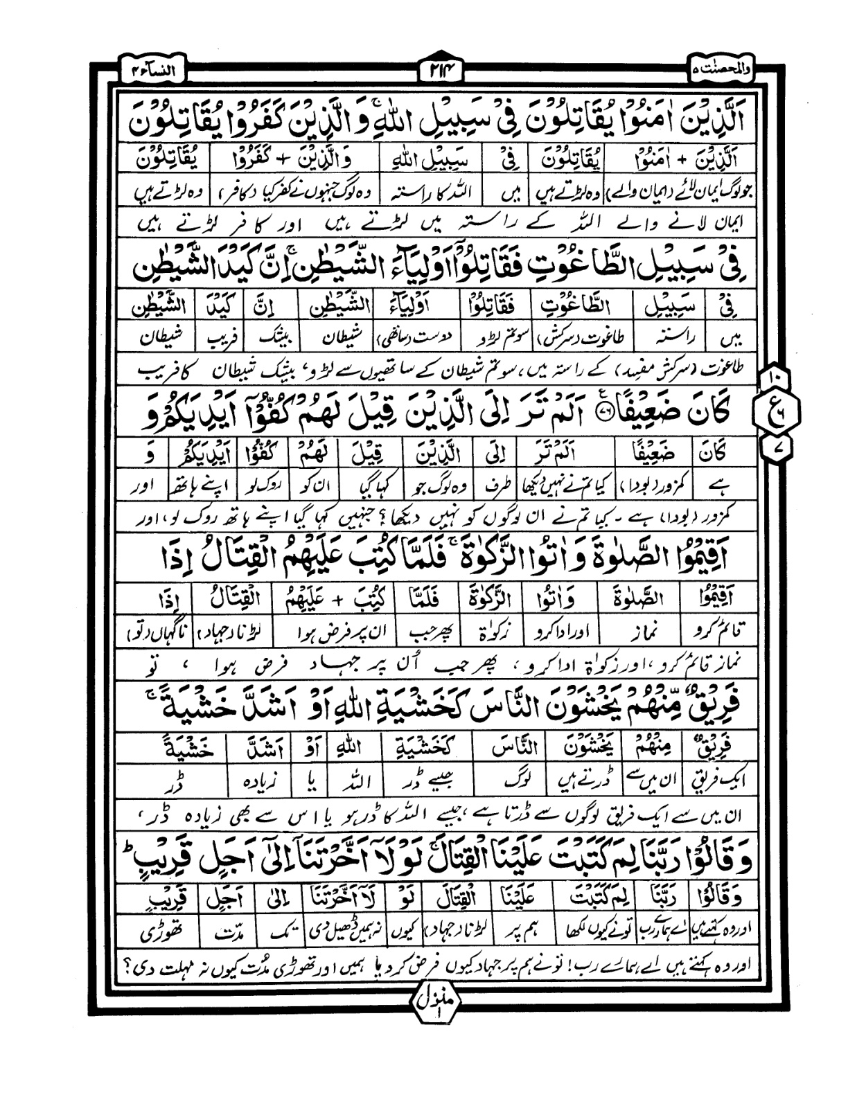 Quran Urdu Parah 5 Page 20