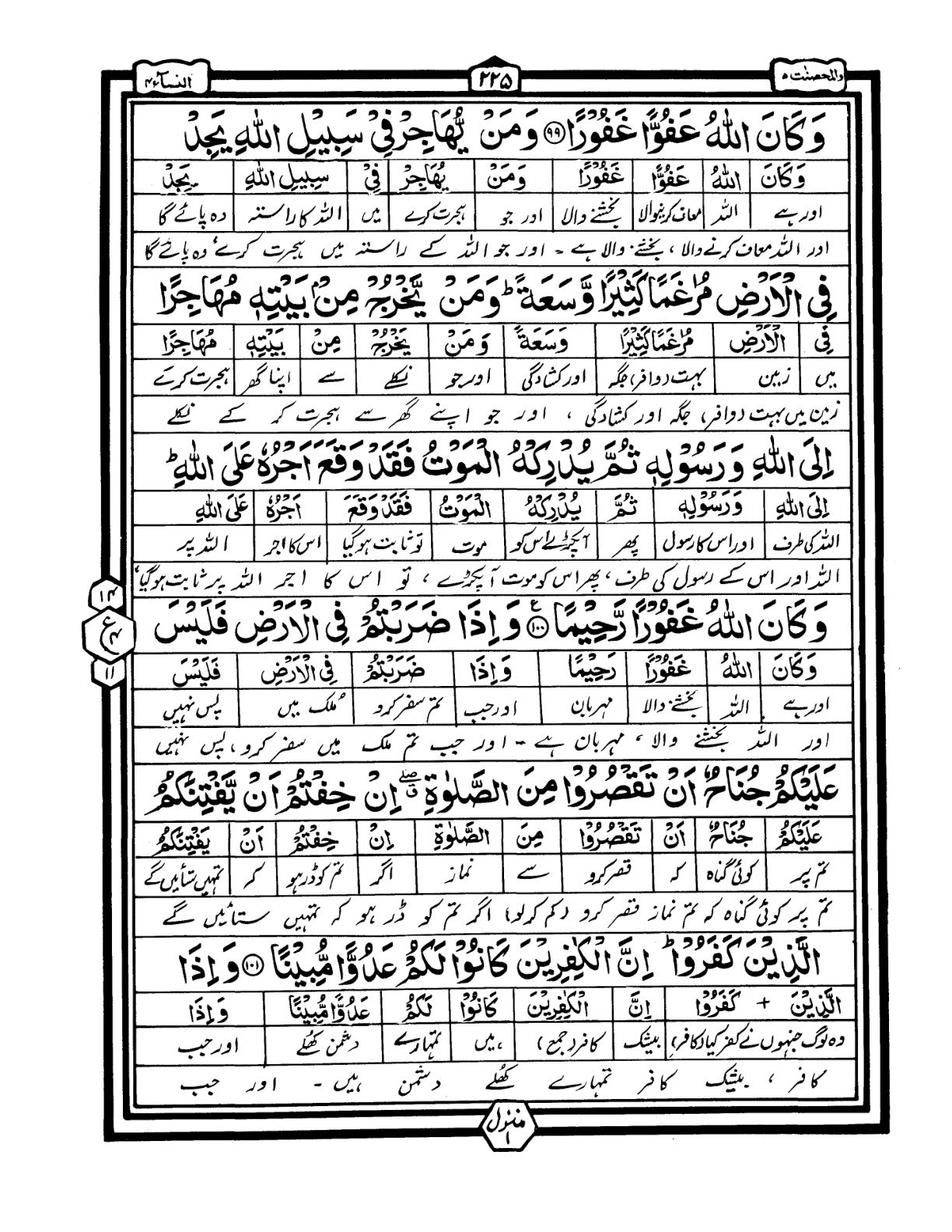Quran Urdu Parah 5 Page 31