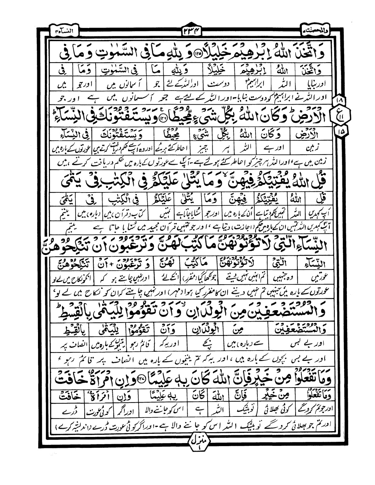 Quran Urdu Parah 5 Page 40