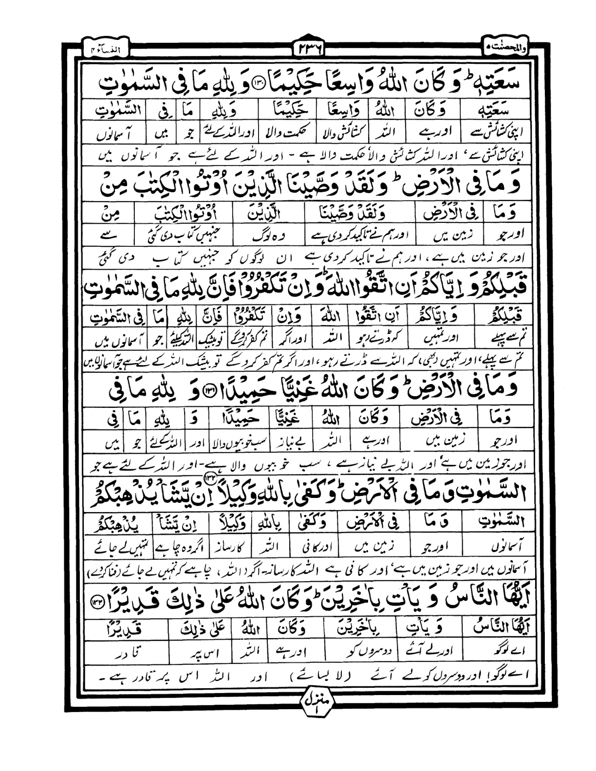 Quran Urdu Parah 5 Page 42