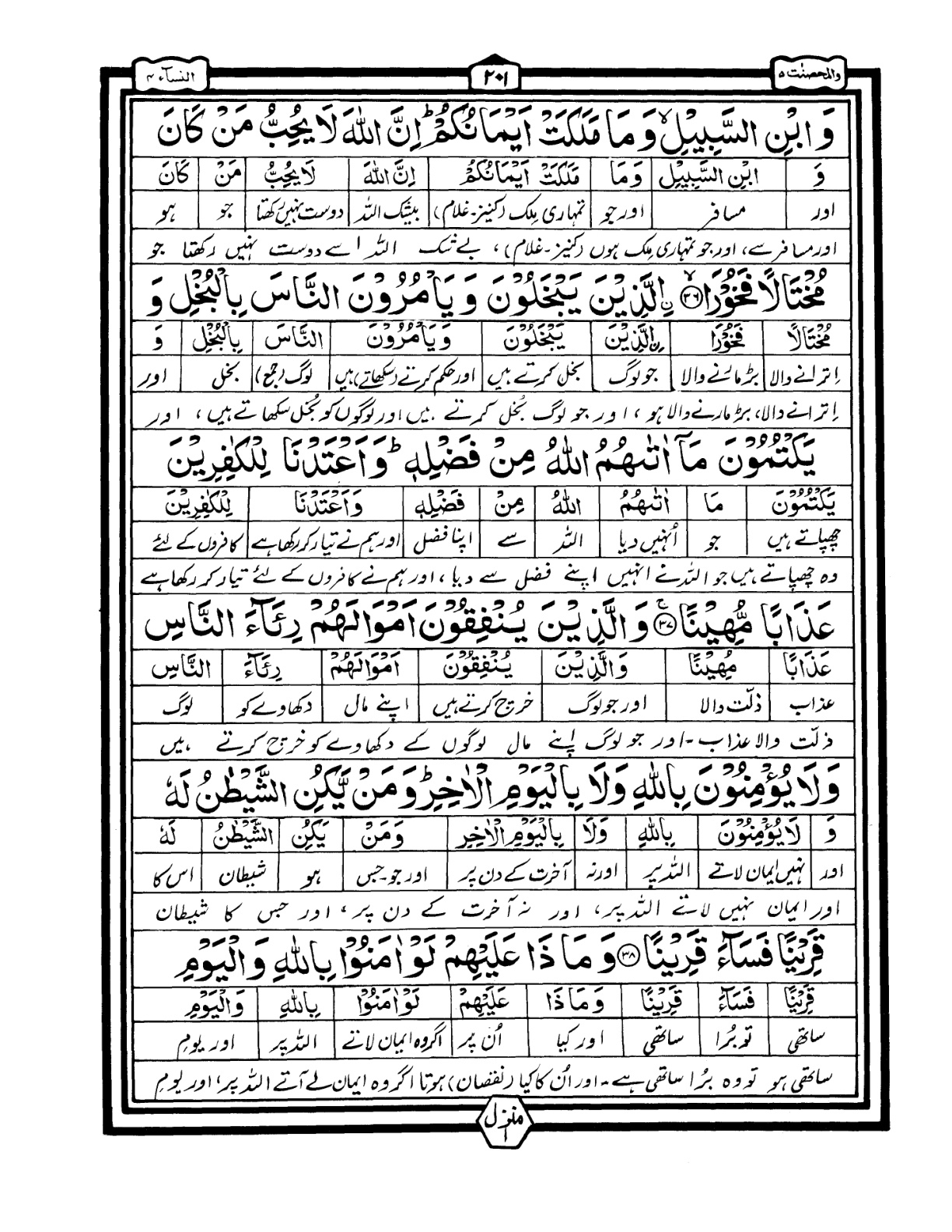 Quran Urdu Parah 5 Page 7